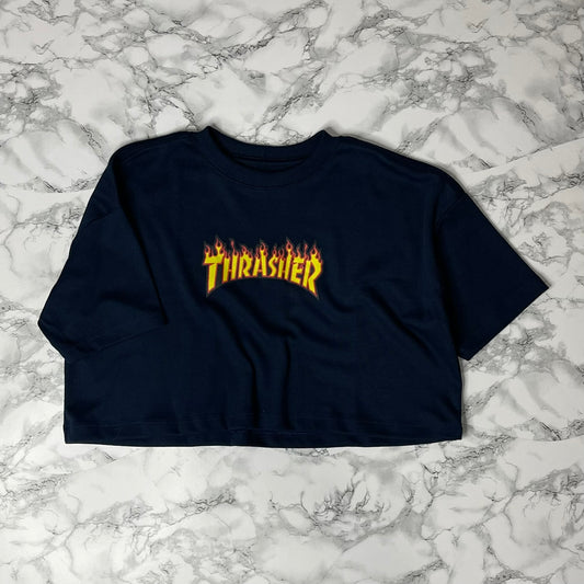 Cropped Oversized Thrasher